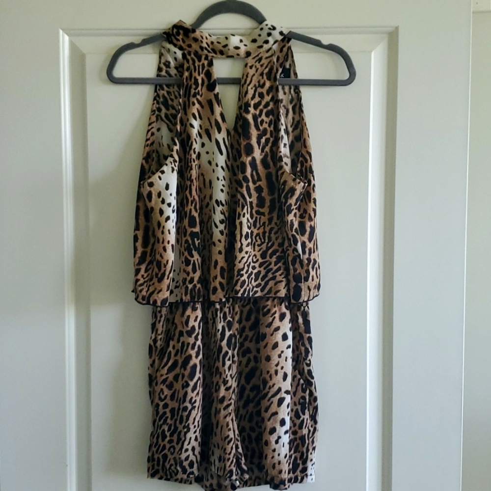 Tyche Animal Print Romper
